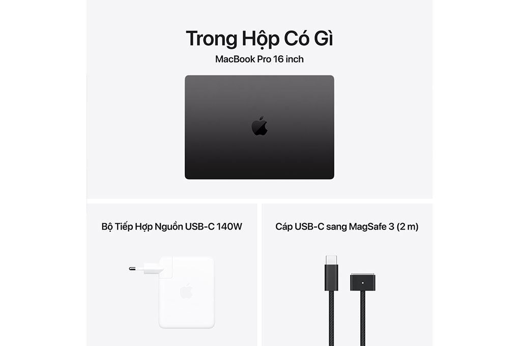 Laptop MacBook Pro 16 inch M5 Pro 48GB/1TB Màu Đen