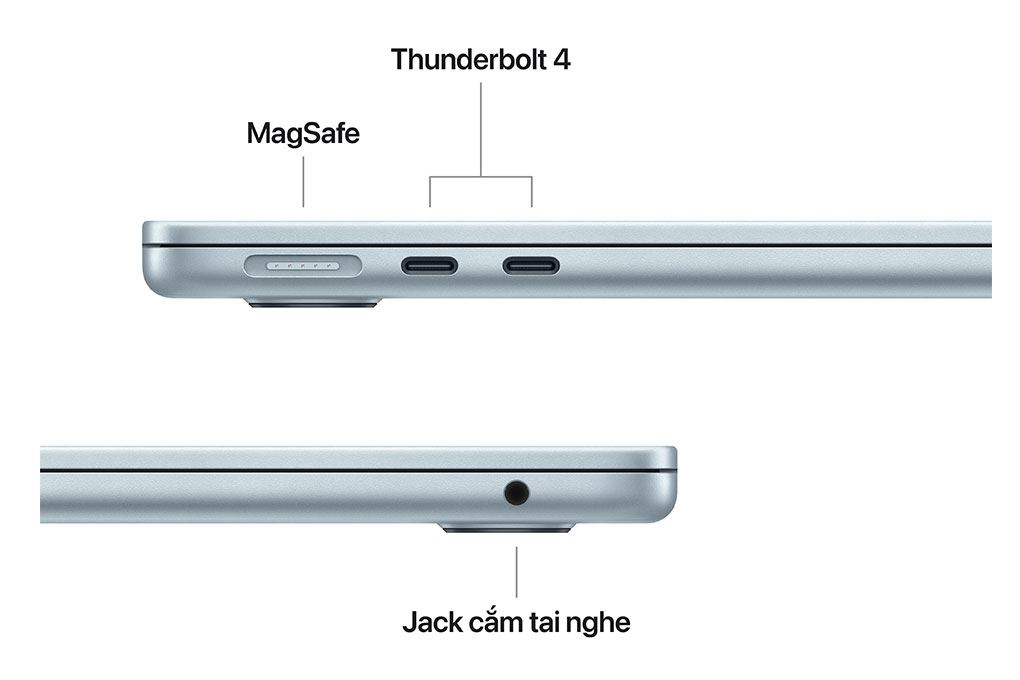 Laptop Macbook Air 13 inch M5 24GB/512GB 35W Màu Xanh da trời nhạt