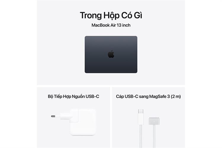 Laptop Macbook Air 13 inch M5 24GB/512GB Màu Xanh đen