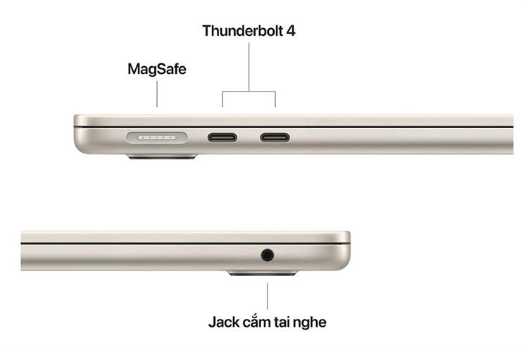 Laptop Macbook Air 13 inch M5 24GB/512GB 70W Màu Vàng