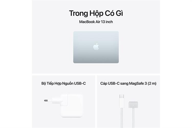 Laptop Macbook Air 13 inch M5 24GB/512GB 70W Màu Xanh da trời nhạt
