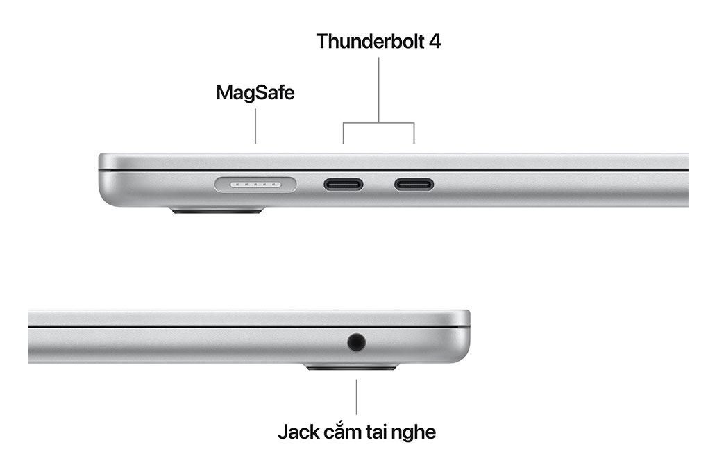 Laptop MacBook Air 15 inch M5 24GB/512GB 35W Màu Bạc