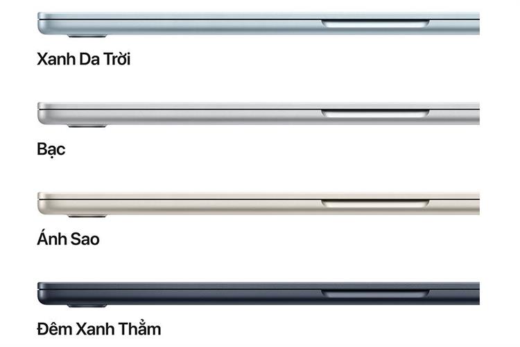 Laptop MacBook Air 15 inch M5 32GB/512GB Màu Bạc