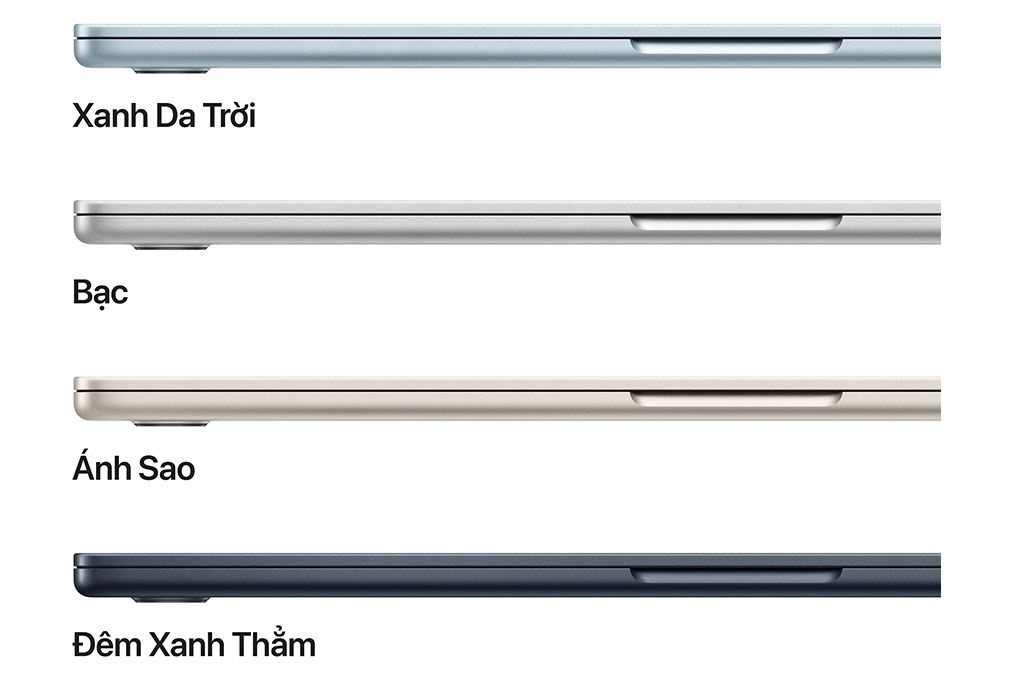 Laptop MacBook Air 15 inch M5 32GB/512GB Màu Xanh da trời nhạt