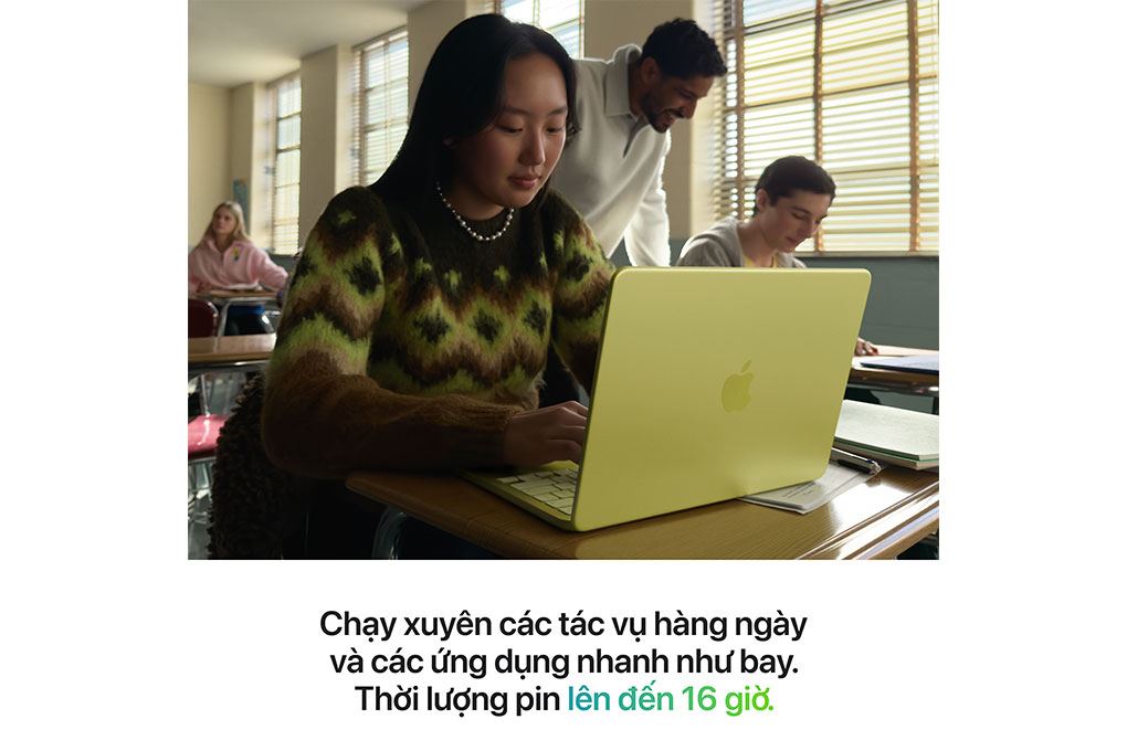 MacBook Neo 13 inch A18 Pro 8GB/256GB Vàng nhạt - 4