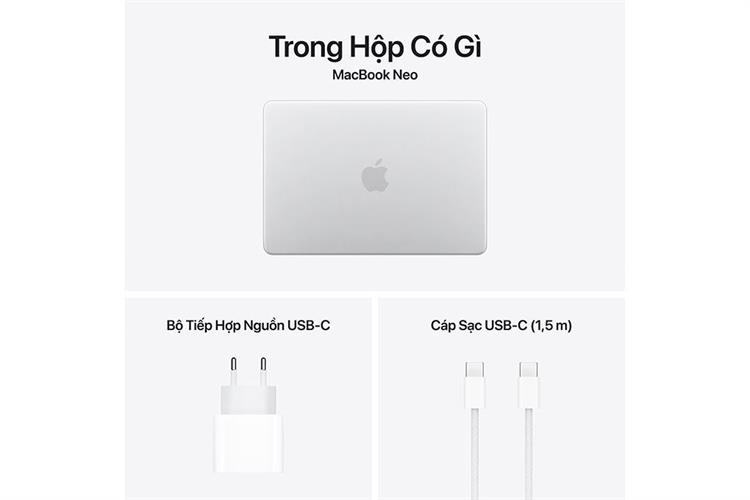 Laptop MacBook Neo 13 inch A18 Pro 8GB/512GB Màu Bạc