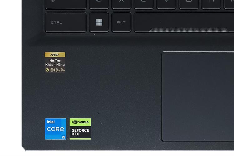 Laptop MSI Gaming Cyborg 15 A13UC - 2088VN (i5 13420H, 16GB, 512GB, RTX 3050 4GB, Full HD 144Hz, Win11) Màu Đen