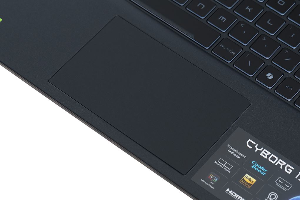 Laptop MSI Gaming Cyborg 15 A13UC - 2088VN (i5 13420H, 16GB, 512GB, RTX 3050 4GB, Full HD 144Hz, Win11) Màu Đen