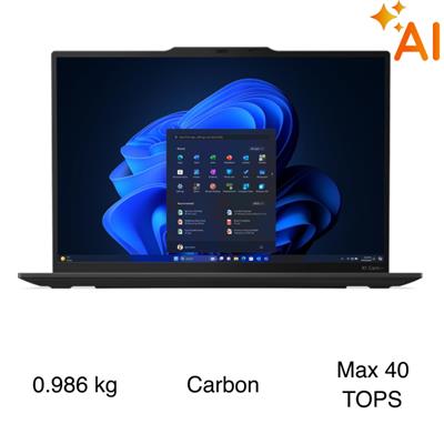 Laptop Lenovo ThinkPad X1 Carbon Gen 13 - 21NS010EVN (Ultra 5 226V, 16GB, 1TB, 2.8K OLED 120Hz, Win11Pro)