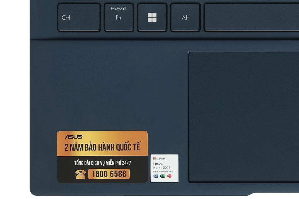 Laptop Asus Zenbook 14 UX3405CA - ST629W (Ultra 7 255H, 32GB, 512GB, 3K OLED 120Hz, Win11) Màu Xanh Dương