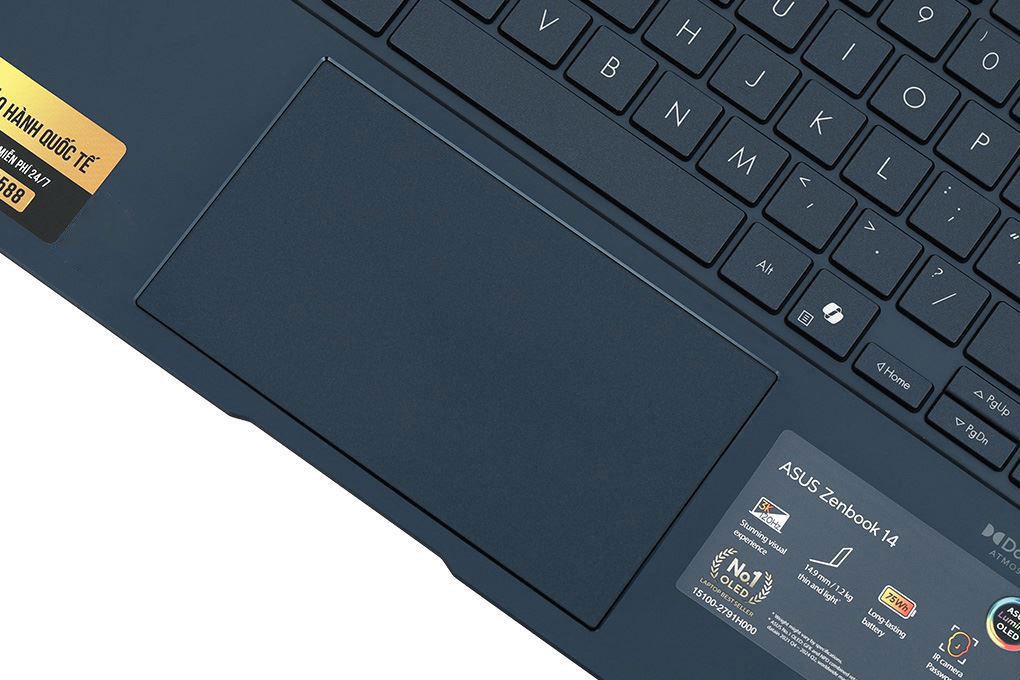 Laptop Asus Zenbook 14 UX3405CA - ST648W (Ultra 9 285H, 32GB, 1TB, 3K OLED 120Hz, Win11) Màu Xanh Dương