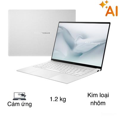 Laptop Asus Zenbook S 14 UX5406AA - SU415WS (Ultra 9 386H, 32GB, 512GB, 3K OLED 120Hz, Cảm ứng, OfficeH24+365B, Win11)