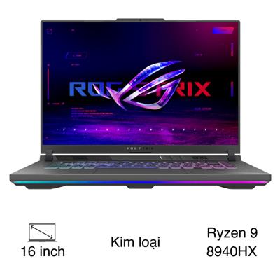 Laptop Asus Gaming ROG Strix G16 G614PH - S5101W (R9 8940HX, 16GB, 512GB, RTX 5050 8GB, WQXGA 240Hz, Win11)