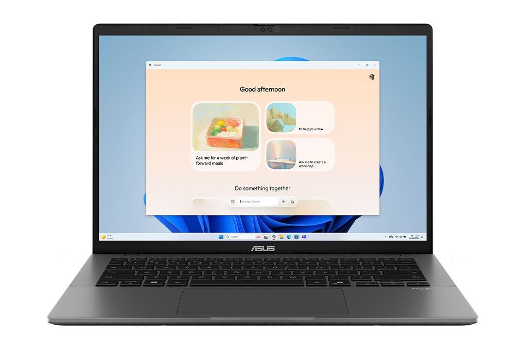 Laptop Asus Vivobook S14 S3407CA - SF923W (Ultra 7 255H, 16GB, 512GB, WUXGA, Win11) Màu Xám