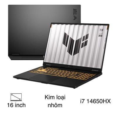 Laptop Asus TUF Gaming F16 FX608JMI - TU241W (i7 14650HX, 16GB, 512GB, RTX 5060 8GB, WUXGA 144Hz, Win11)