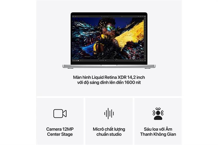 Laptop Macbook Pro 14 inch M4 Pro 24GB/1TB/20GPU Màu Bạc