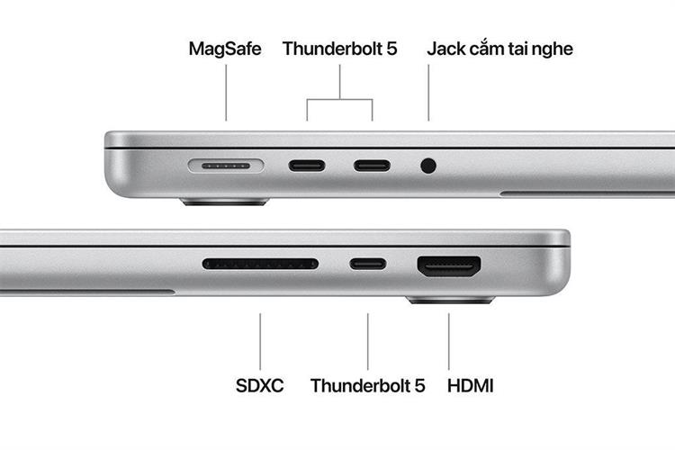 Laptop Macbook Pro 14 inch M4 Pro 24GB/1TB/20GPU Màu Bạc