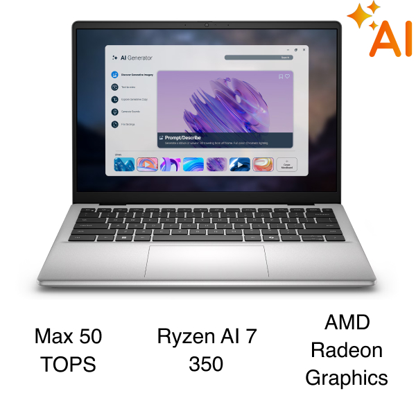 Laptop Dell 14 DC14255 - 71092477 (R7 350, 16GB, 1TB, Full HD , OfficeHS24 365B, Win11)