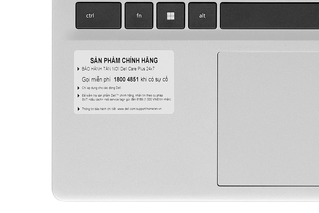 Laptop Dell 14 DC14250 - 71092478 (Core 7 150U, 16GB, 512GB, Full HD+ 120Hz, OfficeHS24+365, Win11) Màu Bạc