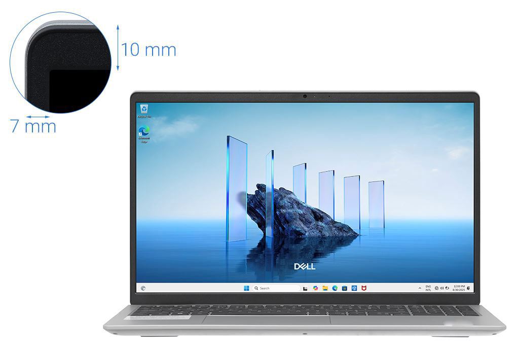 Laptop Dell 15 DC15250 - DC15250-i5U165W11SLU-27 (i5 1334U, 16GB, 512GB, Full HD 120Hz, OfficeHS24+365, Win11) Màu Bạc