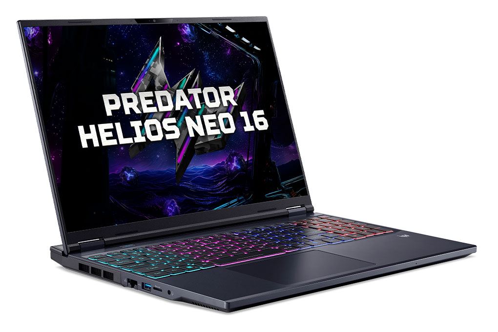 Laptop Acer Gaming Predator Helios Neo 16 PHN16-I31-50H7 - NH.U4SSV.001 (i5 14450HX, 32GB, 512GB, RTX 5050 8GB, Full HD+ 180Hz, Win11) Màu Đen