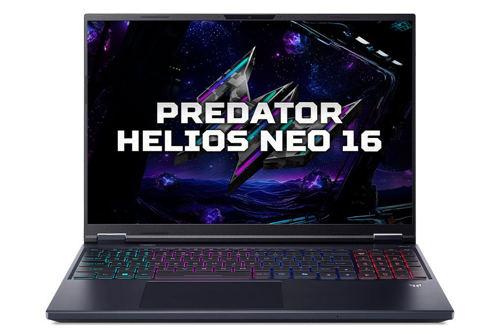 Laptop Acer Gaming Predator Helios Neo 16 PHN16-I31-72XE - NH.U4RSV.001 (i7 14650HX, 32GB, 512GB, RTX5060 8GB, 2K+ 180Hz, Win11) Màu Đen