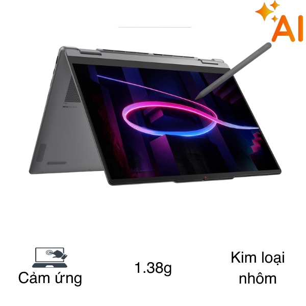 Laptop Lenovo Yoga 7 2in1 OLED 14IPH11 - 83TC002JVN (Ultra 7 355, 32GB, 1TB, WUXGA OLED, Cảm ứng, OfficeH24 365, Win11)