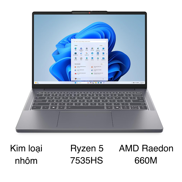 Laptop Lenovo IdeaPad Slim 3 14ARP10 - 83K600E6VN (R5 7535HS, 16GB, 512GB, WUXGA, Win11)
