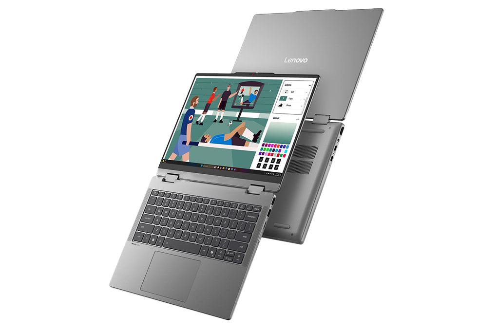 Laptop Lenovo IdeaPad 5 2in1 14IPH11 - 83UG0026VN (Ultra 5 322, 16GB, 512GB, WUXGA, Cảm ứng, Win11) Màu Xám