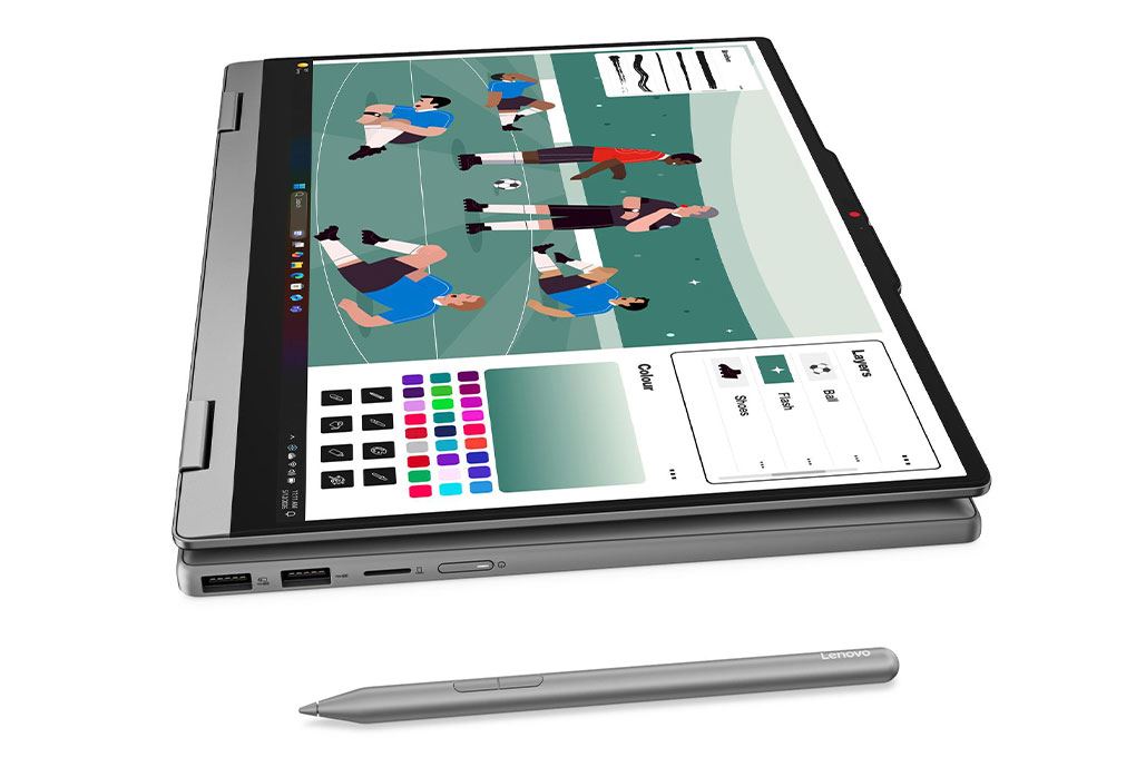 Laptop Lenovo IdeaPad 5 2in1 14IPH11 - 83UG0027VN (Ultra 7 355, 16GB, 512GB, WUXGA, Cảm ứng, Win11) Màu Xám