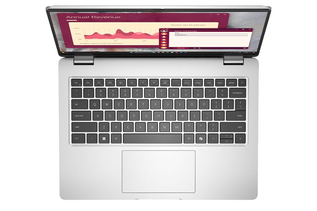 Laptop Dell Pro 14 PC14250 - PC14250-235U-16512WP-2Y (Ultra 5 235U, 16GB, 512GB, Full HD+, Win11Pro) Màu Bạc