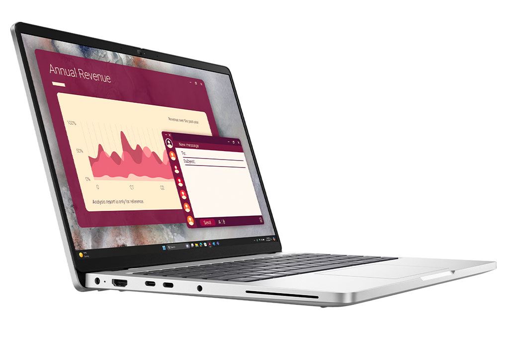 Laptop Dell Pro 14 PC14250 - PC14250-255U-32512WH-2Y (Ultra 7 255U, 32GB, 512GB, Full HD+, Win11) Màu Bạc
