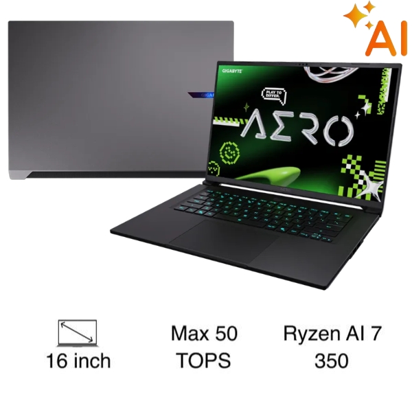 GIGABYTE Gaming AERO X16 R7 AI 350 (AERO-X16-1VH93VNC94AH)
