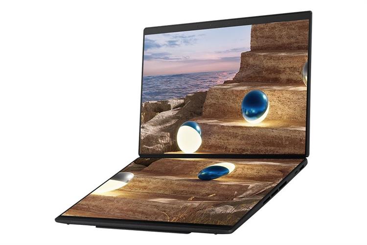 Laptop Asus Zenbook DUO UX8407AA - SN138WS (Ultra X9 388H, 32GB, 1TB, 3K OLED 144Hz, Cảm ứng, OfficeH24+365, Win11) Màu Xám