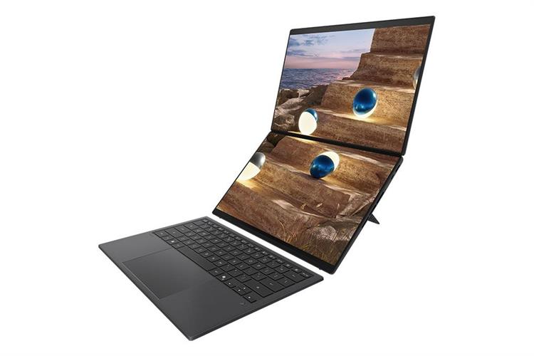 Laptop Asus Zenbook DUO UX8407AA - SN439WS (Ultra X7 358H, 32GB, 512GB, 3K OLED 144Hz, Cảm ứng, OfficeH24+365, Win11) Màu Xám