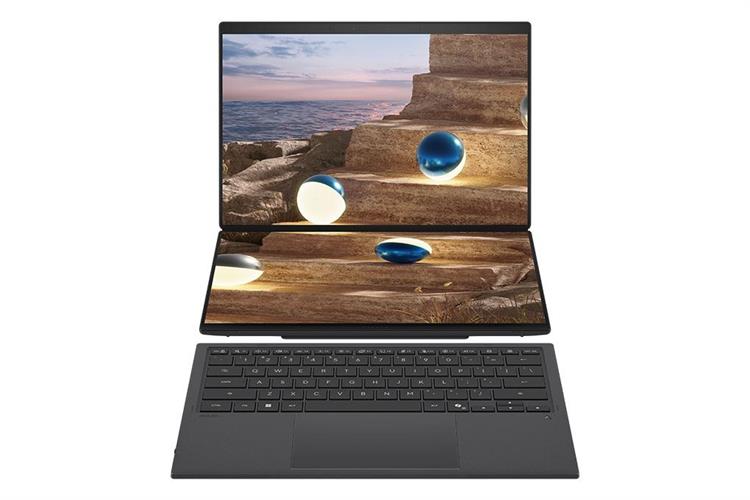 Laptop Asus Zenbook DUO UX8407AA - SN439WS (Ultra X7 358H, 32GB, 512GB, 3K OLED 144Hz, Cảm ứng, OfficeH24+365, Win11) Màu Xám