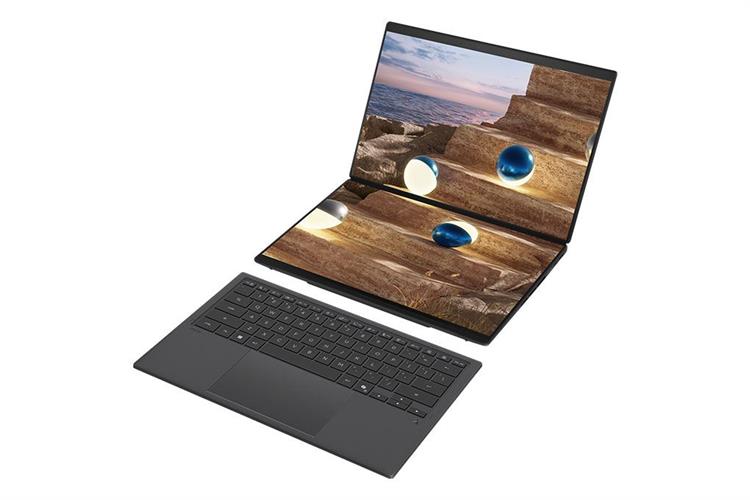Laptop Asus Zenbook DUO UX8407AA - SN439WS (Ultra X7 358H, 32GB, 512GB, 3K OLED 144Hz, Cảm ứng, OfficeH24+365, Win11) Màu Xám