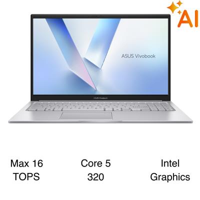 Laptop Asus Vivobook 15 X1504MA - BQ385W (Core 5 320, 16GB, 512GB, Full HD, Win11)