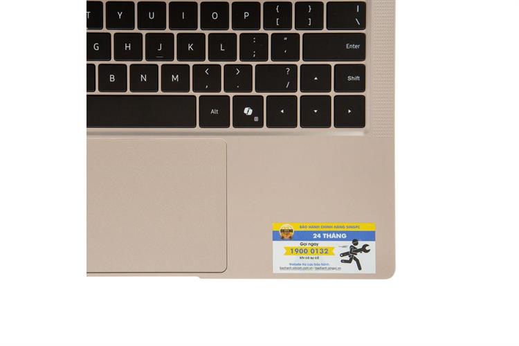Laptop SingPC M16-i595 (i5 1235U, 16GB, 512GB, WUXGA, Win11 Pro) Màu Vàng Nhạt
