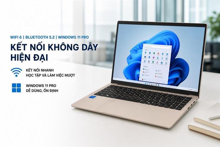 Cổng kết nối Laptop SingPC M16-i595 (i5 1235U, 16GB, 512GB, WUXGA, Win11 Pro)