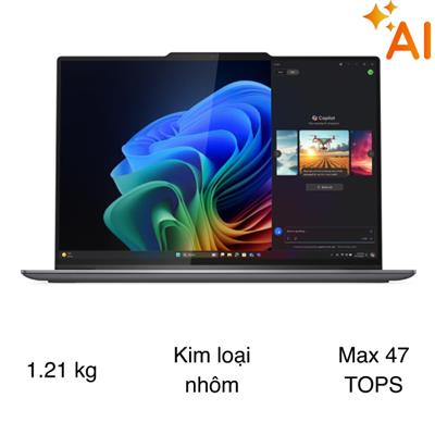 Laptop Lenovo ThinkPad X9 14 Gen 1 - 21QA006JVN (Ultra 7 258V, 32GB, 512GB, WUXGA OLED, Win11Pro)