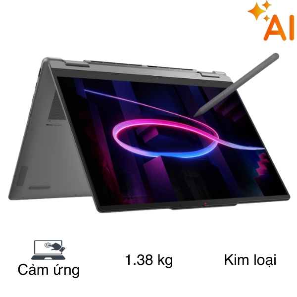 Laptop Lenovo Yoga 7 2in1 14IPH11 - 83TC002LVN (Ultra 5 322, 16GB, 512GB, WUXGA OLED, Cảm ứng, OfficeH24 365, Win11)