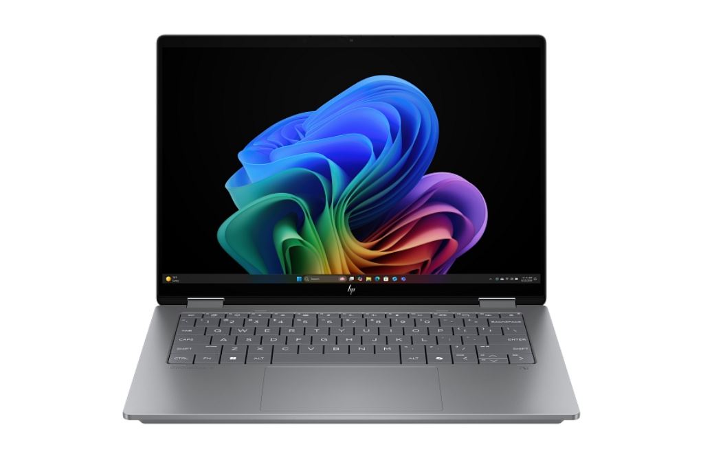 Laptop HP OmniBook X Flip 14 fk0082AU - BZ7N8PA (R7 AI 350, 32GB, 1TB, 2K, Cảm ứng, OfficeH24+365, Win11) Màu Bạc