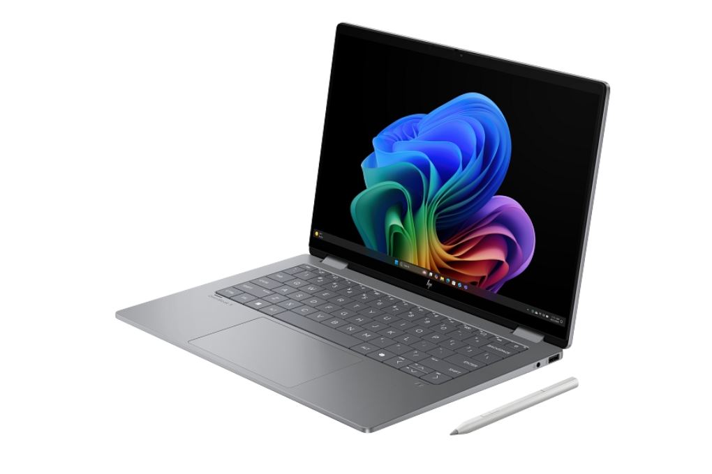 Laptop HP OmniBook X Flip 14 fk0082AU - BZ7N8PA (R7 AI 350, 32GB, 1TB, 2K, Cảm ứng, OfficeH24+365, Win11) Màu Bạc