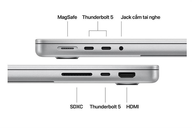 Laptop MacBook Pro 14 inch M5 Pro 64GB/1TB Màu Bạc