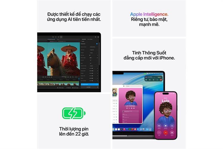 Laptop MacBook Pro 14 inch M5 Pro 64GB/1TB Màu Bạc