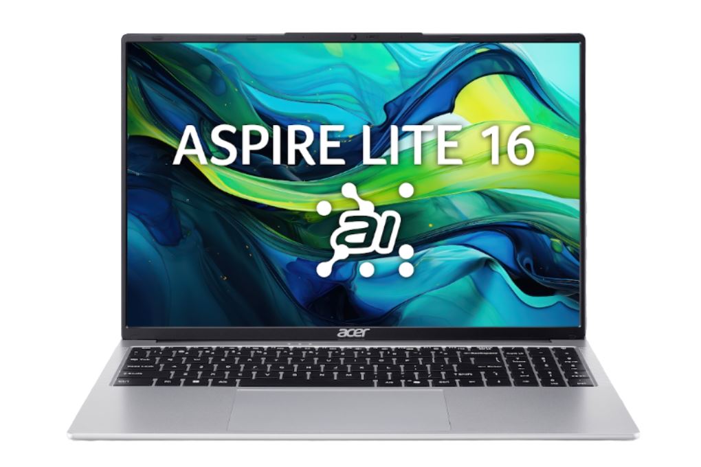 Laptop Acer Aspire Lite 16 AL16-71P-582Q - NX.DRSSV.001 (Ultra 5 125H, 16GB, 512GB, Full HD+ 120Hz, Win11) Màu Bạc