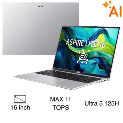 Laptop Acer Aspire Lite 16 AL16-71P-582Q - NX.DRSSV.001 (Ultra 5 125H, 16GB, 512GB, Full HD+ 120Hz, Win11)