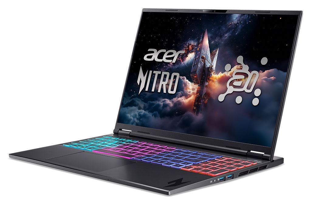 Laptop Acer Gaming Nitro ProPanel AN16S-61-R9CN - NH.QXGSV.001 (Ryzen AI 7 350, 16GB, 512GB, RTX 5070 8GB, 2K+ 180Hz, Win11) Màu Đen