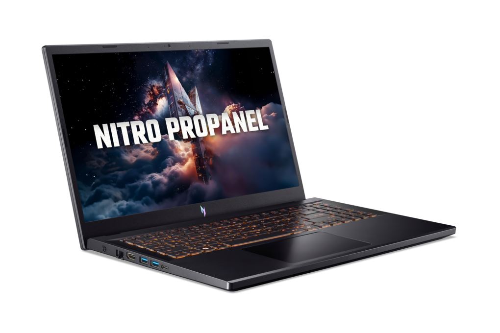 Laptop Acer Gaming Nitro ProPanel ANV15-52-73Z8 - NH.QUASV.001 (Core 7 240H, 16GB, 512GB, RTX 4050 6GB, Full HD  180Hz, Win11) Màu Đen